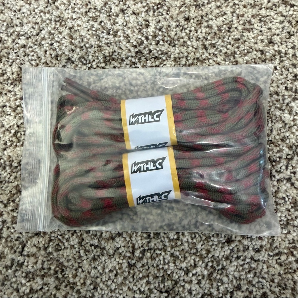 WTHLC Round Hiking / Work Boot Laces – 2 Pair – New